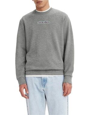 Levi’s Silver Tab Logo Gray Crewneck Sweatshirt Size XLarge Unisex